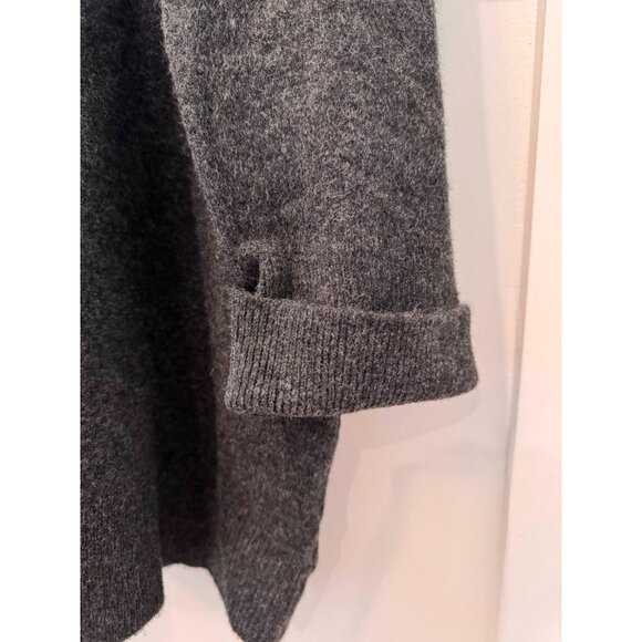 NWT Sadie & Sage Carson High Neck Sweater Dress in Charcoal Gray Womens Size L - Picture 4 of 9